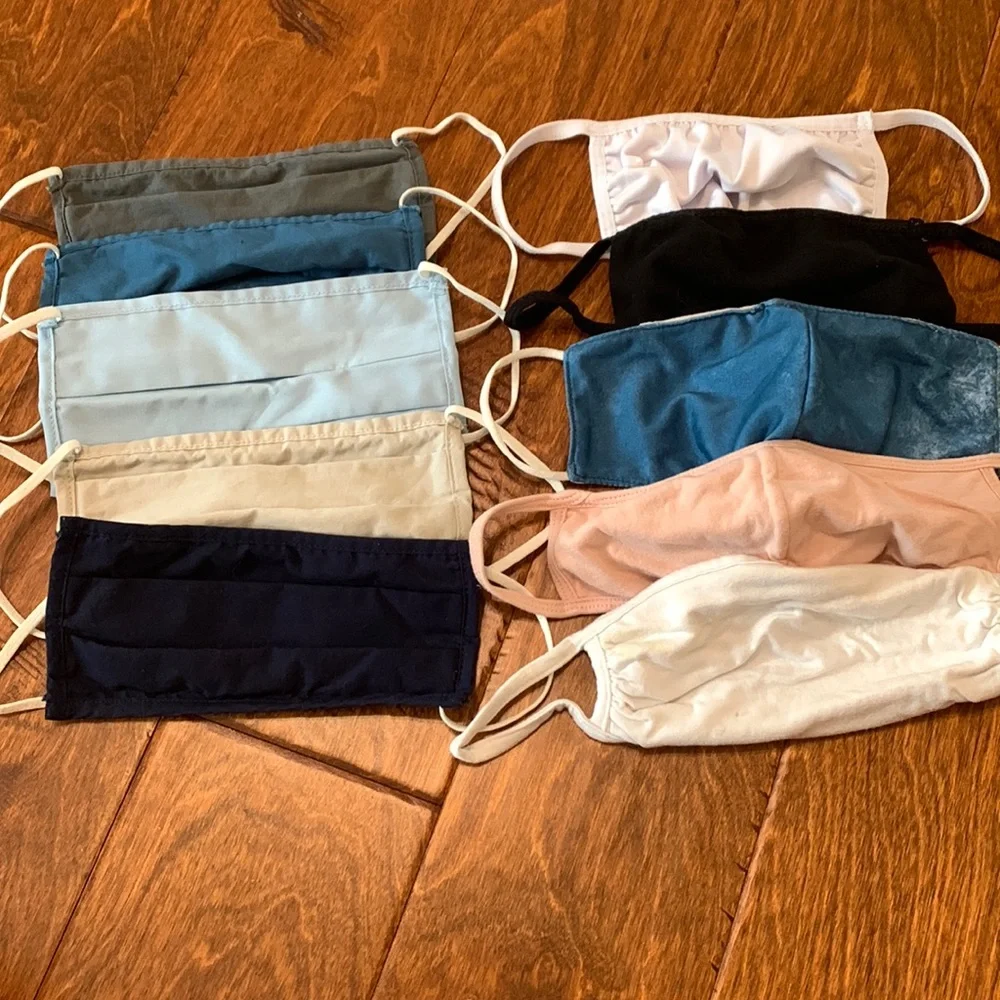 Washable cloth face masks (10)